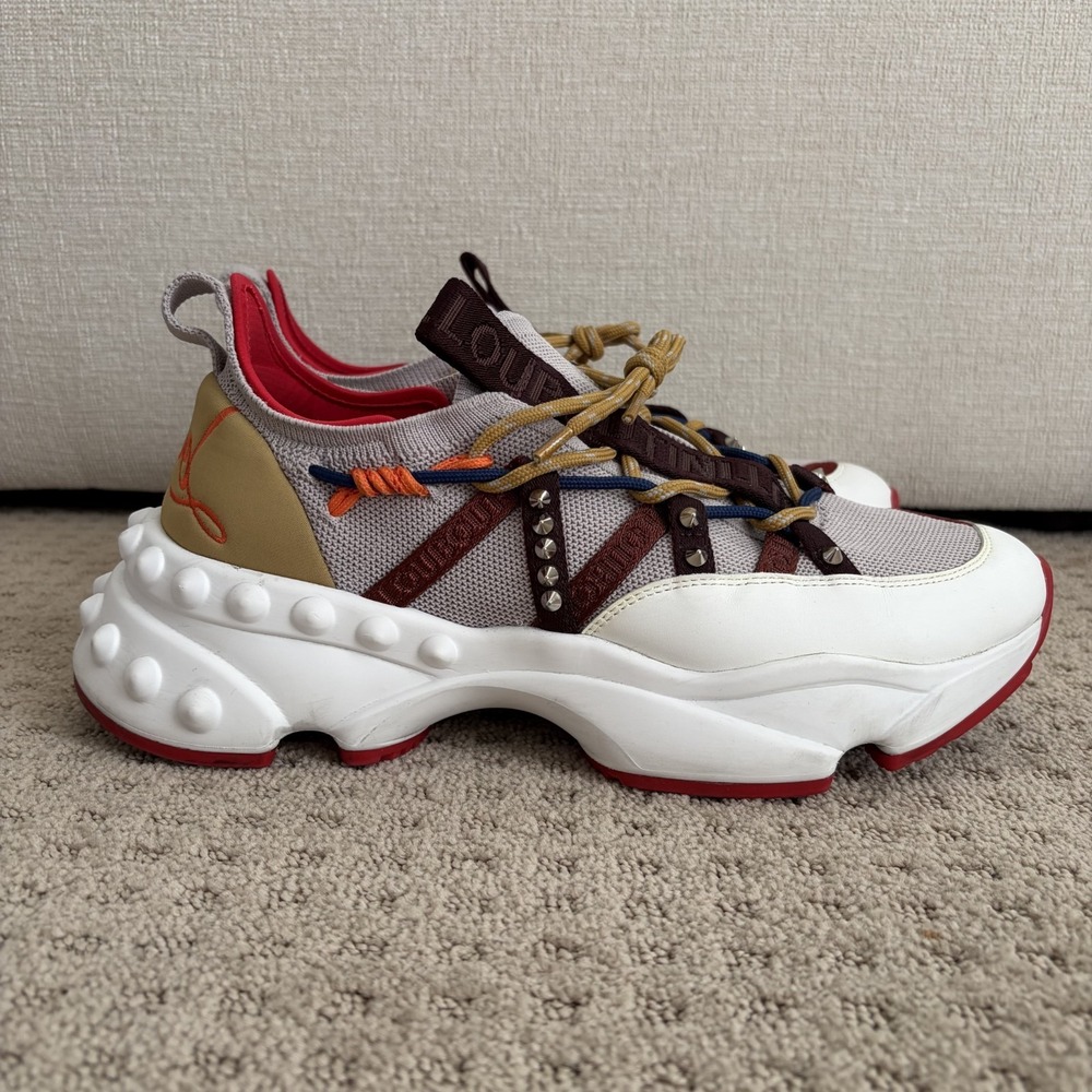 Christian Louboutin TrailRun Sneakers Men EU42.5 US 9.5 in Goose Spikes $1100
